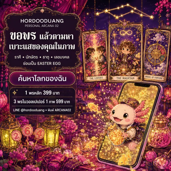 ขอพร แล้วตามหาเบาะแสของคุณในภาพ